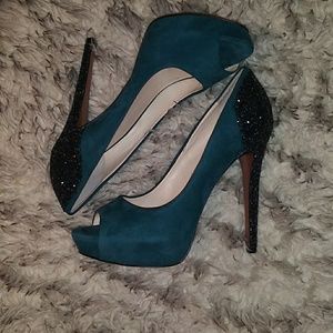 Boutique 9 Teal pumps 9M